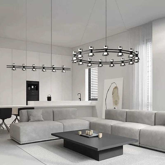 Lightplanet Lustru Suspendat LED Cu Lumină Alb Natural 83x83cm