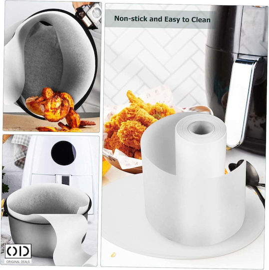 Hârtii Antiadherente Rotunde pentru Air Fryer 15.2cm 50 bucăți