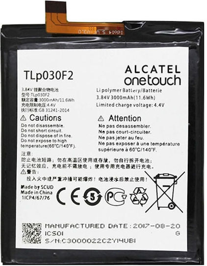 Alcatel TLp030F2 Заместителна батерия 3000mAh за Onetouch Idol 4S