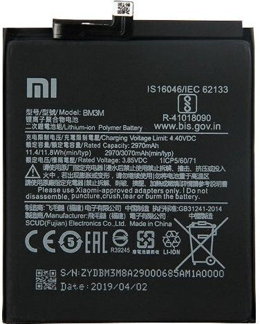 Xiaomi BM3M Bulk Baterie de înlocuire 3070mAh pentru Xiaomi Mi 9 SE