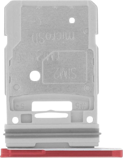 Samsung Υποδοχή Κάρτας Sim Κόκκινο Galaxy S20