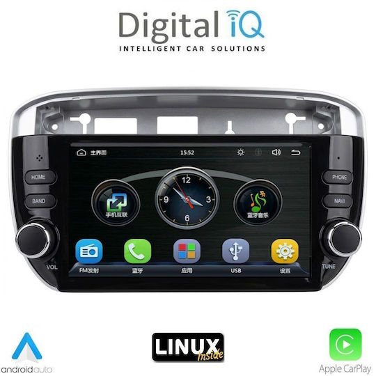 Digital IQ Ηχοσύστημα Αυτοκινήτου για Fiat Grande Punto (Bluetooth/USB/WiFi/GPS) με Οθόνη Αφής 7"