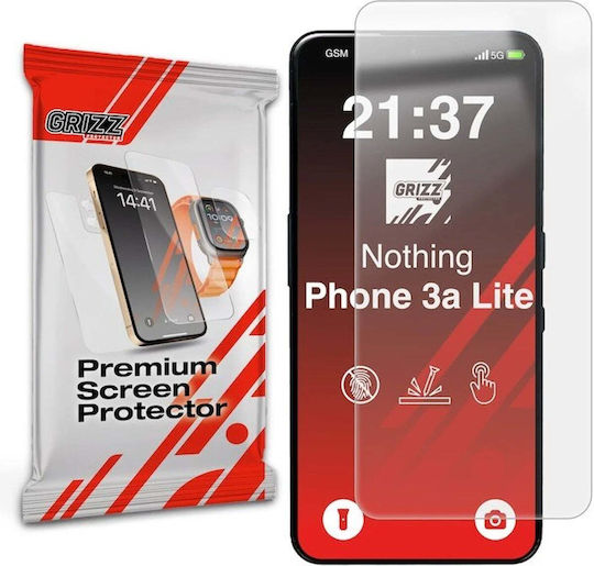 Grizzglass Paperscreen Protective Film Compatible Nothing Phone 3a Lite Transparent