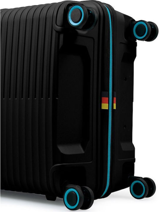 Bg Berlin Linea Medium Hard Black Suitcase with 4 Wheels Height 67cm