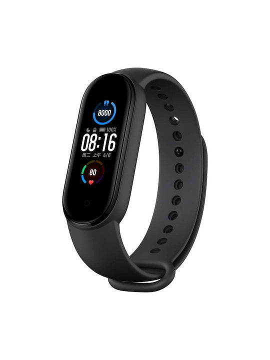 Devia Deluxe Sport Curea Neagră Mi Smart Band 5/Mi Smart Band 6