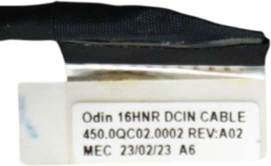 Dell Laptop Netzteil DC Power Jack Socket Inspiron 16 Plus 7620 7620-9jd72 Odin 16hnr 003vp9 03vp9 450.0qc02.0002 450.0qc02.0012 12cm 9 Pins
