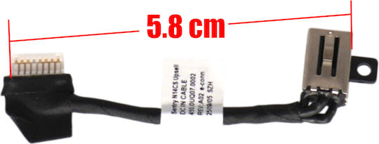 Dell Inspiron 14 5440 5440-bn55002sb 5440-cn55002sc 1cf2c 01cf2c 450.0uq07.0002 5,8cm 7-polige Laptop-Netzsteckdose