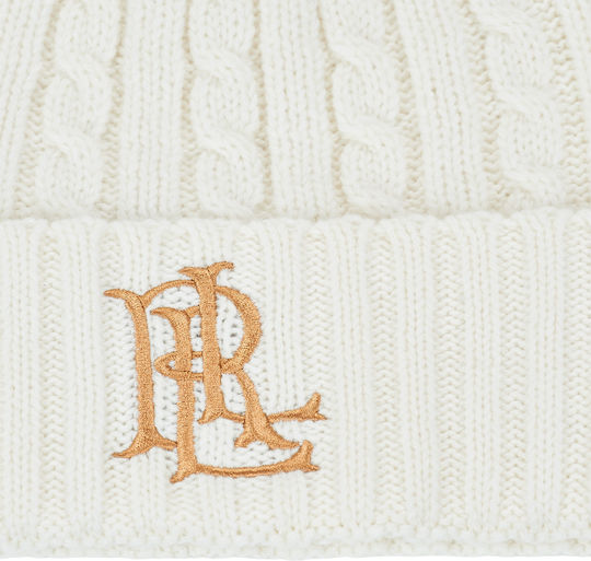 Beanie Women's Knitted Beanie in Beige Colour