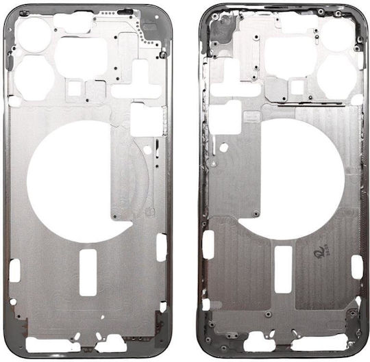 Средна рамка Apple iPhone 15 Pro Max Титаниево бяло OEM N66303