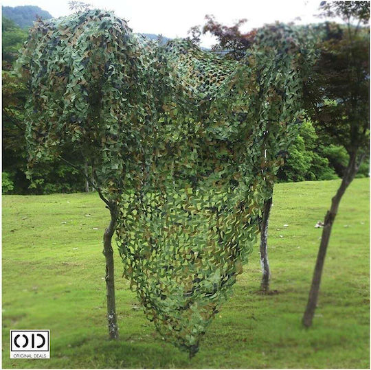 Plasă De Camuflaj Verde Cu Acoperire PVC 2x9m