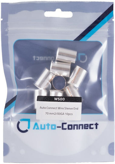 Auto-Connect Accesorii Sistem Audio Auto Manșon de sârmă capăt 70mm²/00GA, pungă cu 10 bucăți