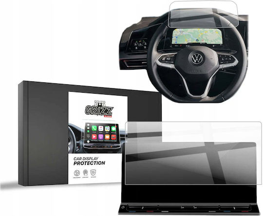 Grizzglass Folie Ceramică Grizzglass Cardisplay Protection Volkswagen Vw Multivan T7 10'' 2021-2024 2 în 1