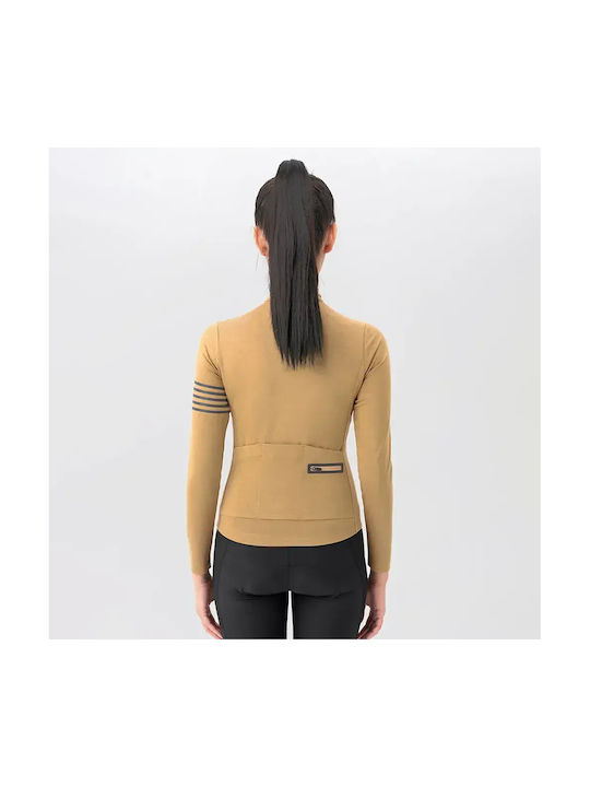 Rockbros Tricou De Ciclism Munte Pentru Femei Mânecă Lungă Galbenă