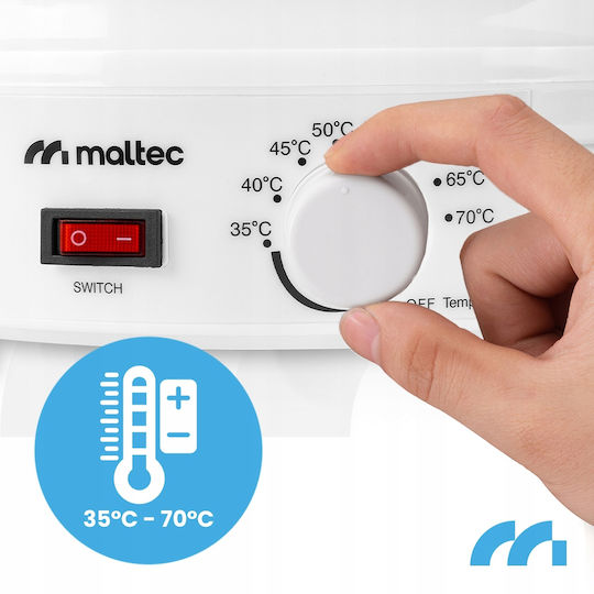 MalTec Lebensmittel-Dörrgerät mit Regalen