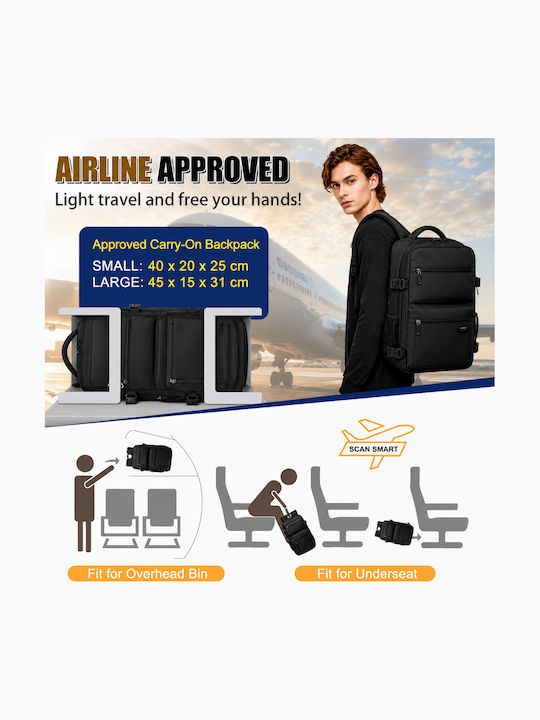 Felbags Backpack Μαύρο