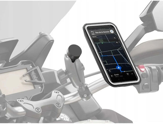 Shapeheart Motorrad Handyhalterung mit Koffer für das Lenkrad