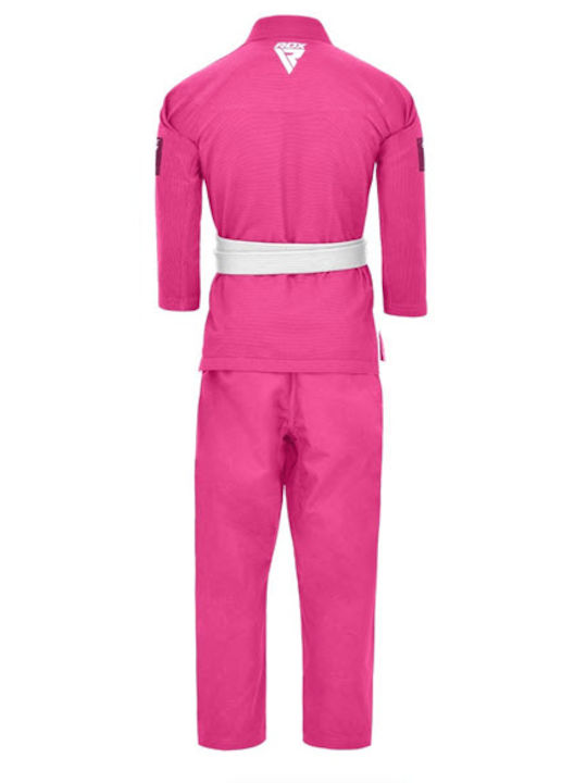RDX Kids Brazilian Jiu Jitsu Uniform Pink