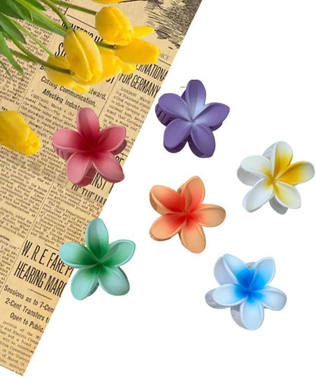 Set Haarspange Mit Blume Mehrfarbig 12 Stücke