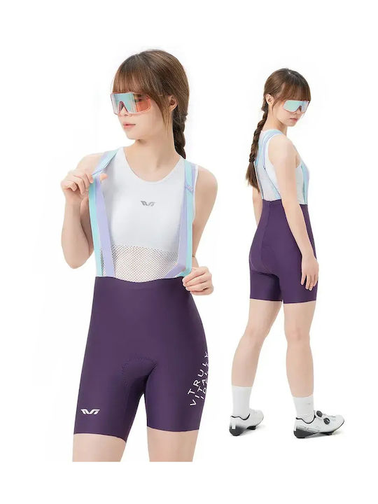 Rockbros Colanți De Ciclism Pentru Femei Cu Bretele Violet