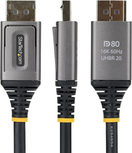 StarTech Καλώδιο DisplayPort male - 0.5m Μαύρο