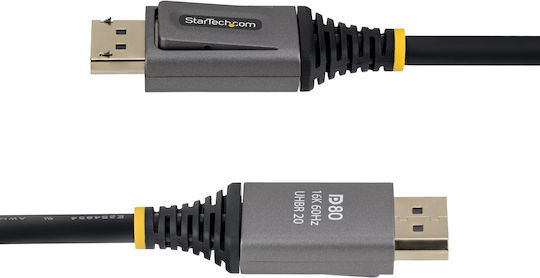 StarTech Καλώδιο DisplayPort male - 0.5m Μαύρο
