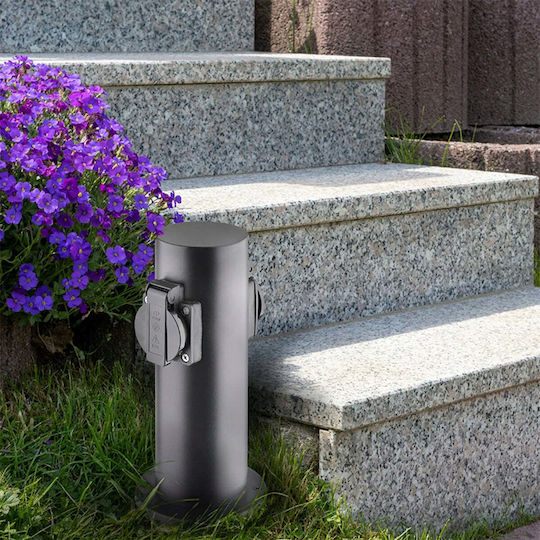 Solight Einzeln Steckdose Wasserdicht Schwarze