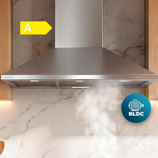 Cecotec Bolero Flux PM 904000 Abzugshaube Schornstein 90cm Inox