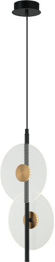 Viokef Mad Adjustable Pendant Light Black 21x120cm