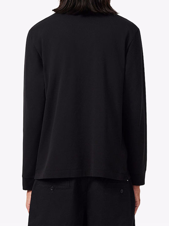 Lacoste Lacoste Herrenblusen Langarm Polo Schwarz
