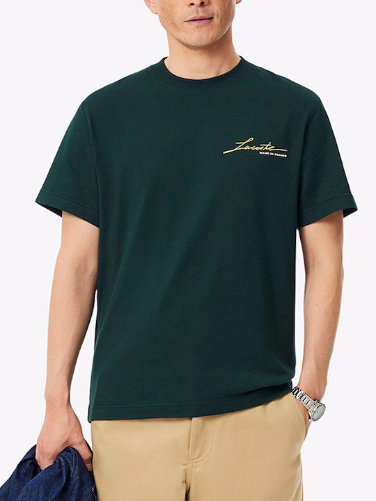 Lacoste Lacoste Herrenblusen T-Shirt Dunkelgrün