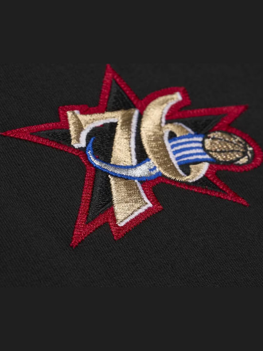 Allen Iverson Philadelphia 76ers Спортна тениска Черна