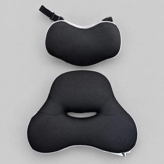 Ιατρικό Μαξιλάρι Αυχένα Memory Foam Μαύρο