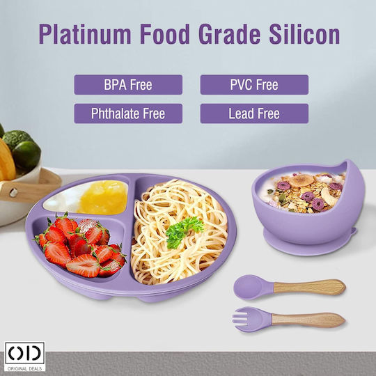 Set de Făcut Mâncare din Silicon Violet 6 buc