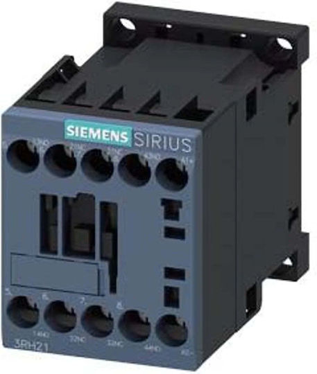 Вспомагателно Реле 2NO 2NC Бобина 24V DC S00 Винтова Връзка Sirius 3RH2122-1BB40