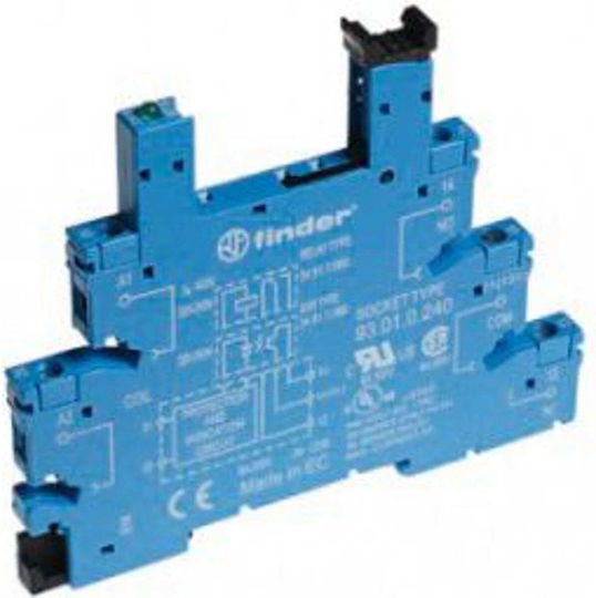 Finder Релета на релса 6A с напрежение 250V