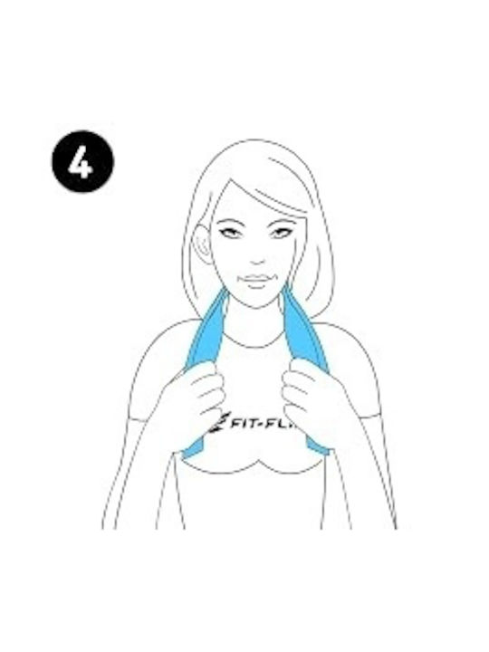 Set 3 Șervețele Instant Răcoritoare Airflip Ice Microfibră 100 X 30 Cm Efect Răcoritor Prin Evaporare Gât Cap Ideal Pentru Drumeții Alergare Tenis Fitness