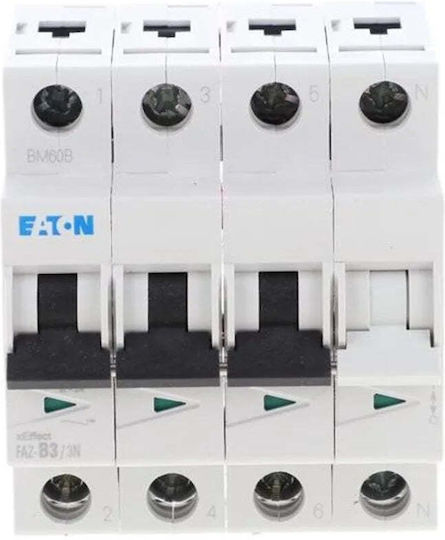 Întrerupător Automat 3P+N B 3A 15kA CA Faz-b3/3n 278939