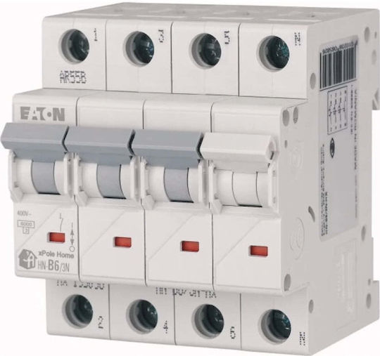 Power Switch 3p+n C 20a 6ka Ac Xpole Home Hn-c20/3n 194912