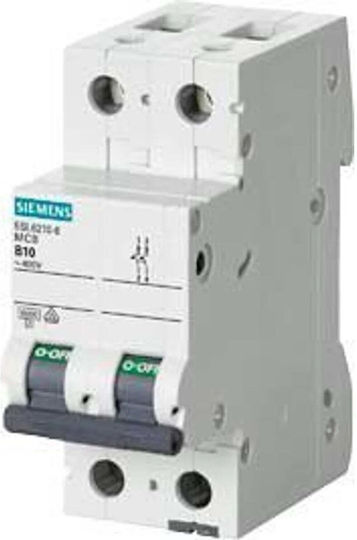 Siemens Automatischer Leistungsschalter 6A Bipolar AC 5SL6206-6