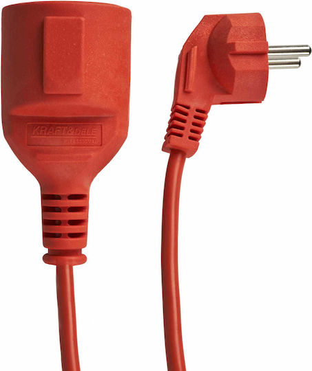 Kraft & Dele Extension Cable Cord 50m Orange