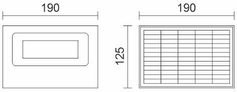 Spot Light Solar Light 60W Warm to Cool White with Photocell and Remote Control