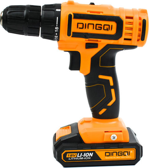 Dingqi 105003A Battery Drill Driver 18V 2x1.5Ah