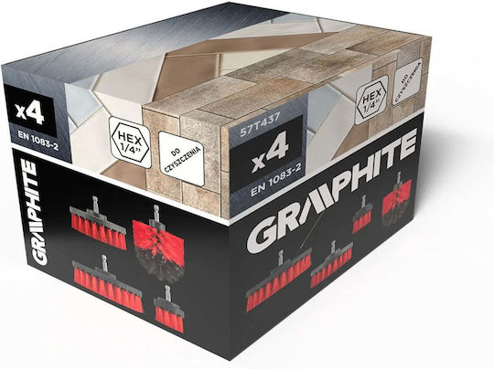 Neo Tools 57T437 Βούρτσα Δράπανου Σετ 4τμχ
