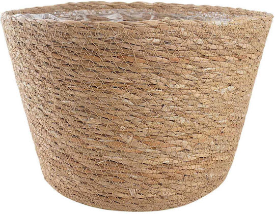 vidaXL Set of 3 Brown Flower Pots
