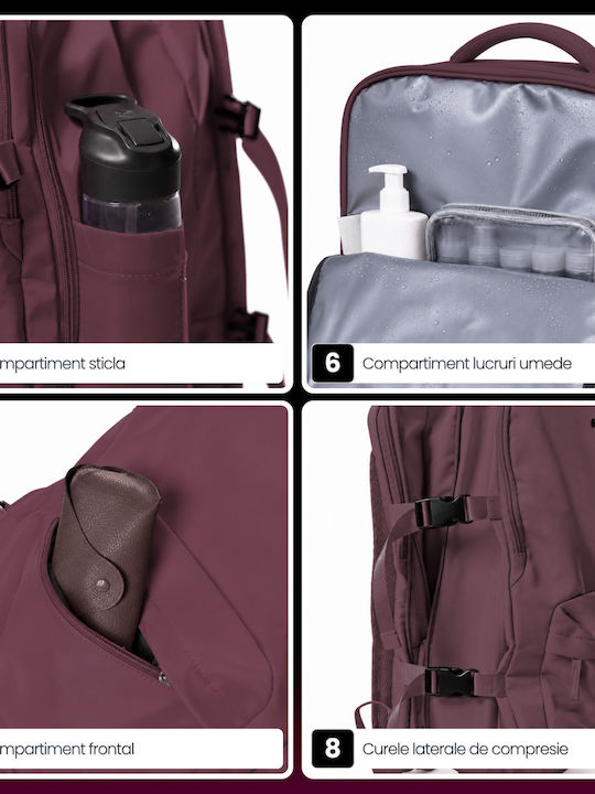 Quasar Rucsac Impermeabil Burgundy