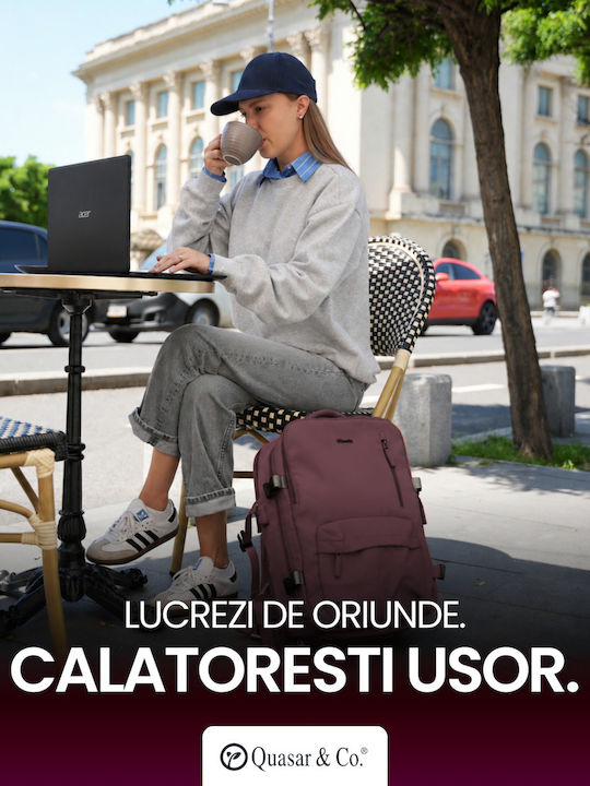 Quasar Rucsac Impermeabil Burgundy