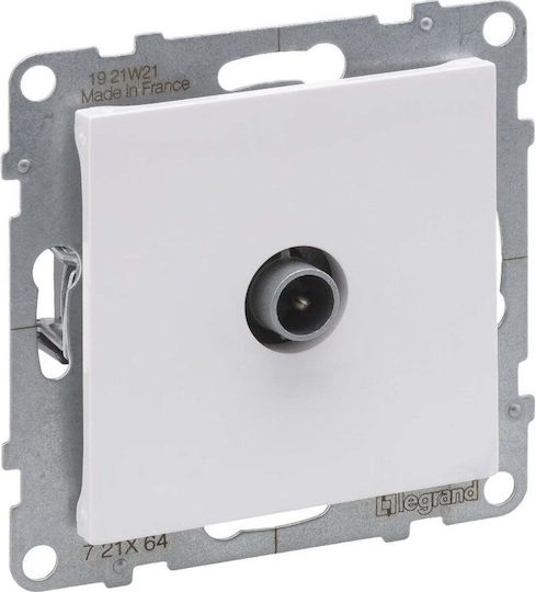 Suno End TV-Antennensteckdose 1.5db Weiße 721164