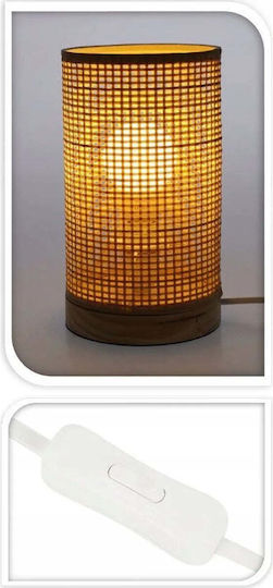 Decorative Lamp with Socket for Bulb E14 Brown
