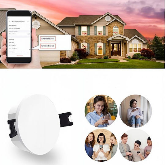 MOES Kabelloser ZigBee-Bewegungssensor mit 9 m Reichweite