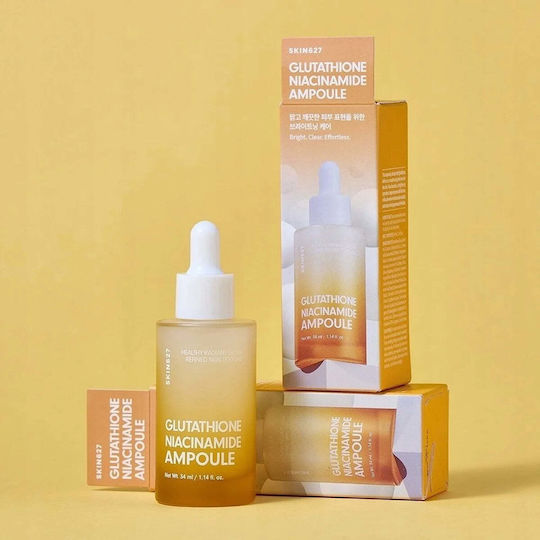 SKIN627 Glutathione Niacinamide Ampoule Serum Προσώπου με Νιασιναμίδη για Λάμψη 34ml
